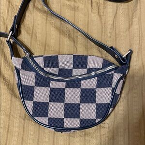 Checkered Crossbody Bag